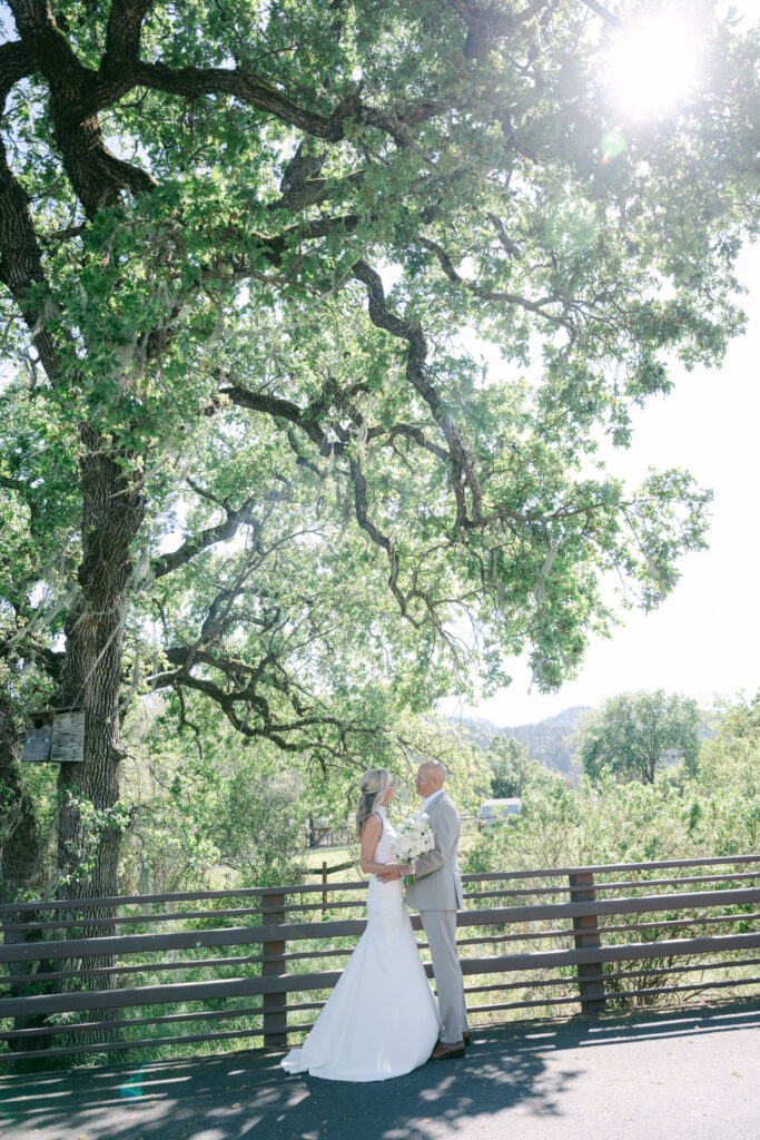 luxury outdoor wedding venue Northern California wine country