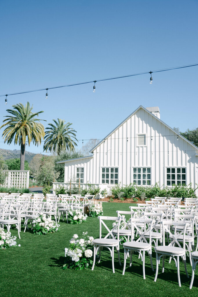 outdoor wedding venue Northern California Napa vineyard Solage
