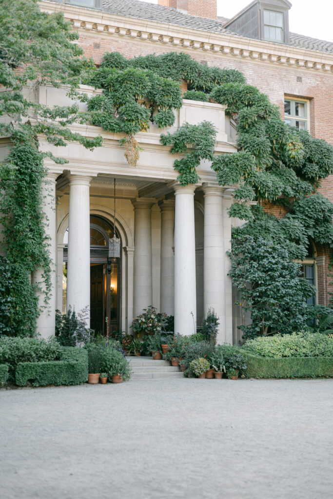 building columns at filoli estate