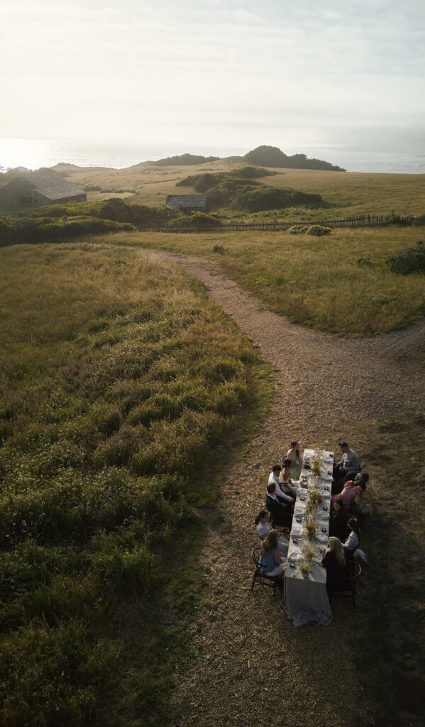 Sea Ranch Lodge wedding editorial photographed on film at a Northern California coast wedding venue